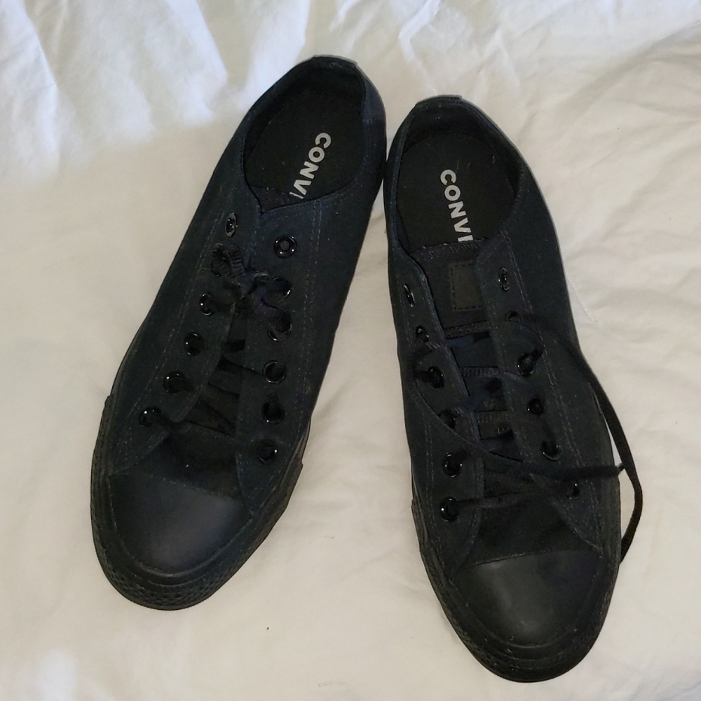 Converse black sneakers